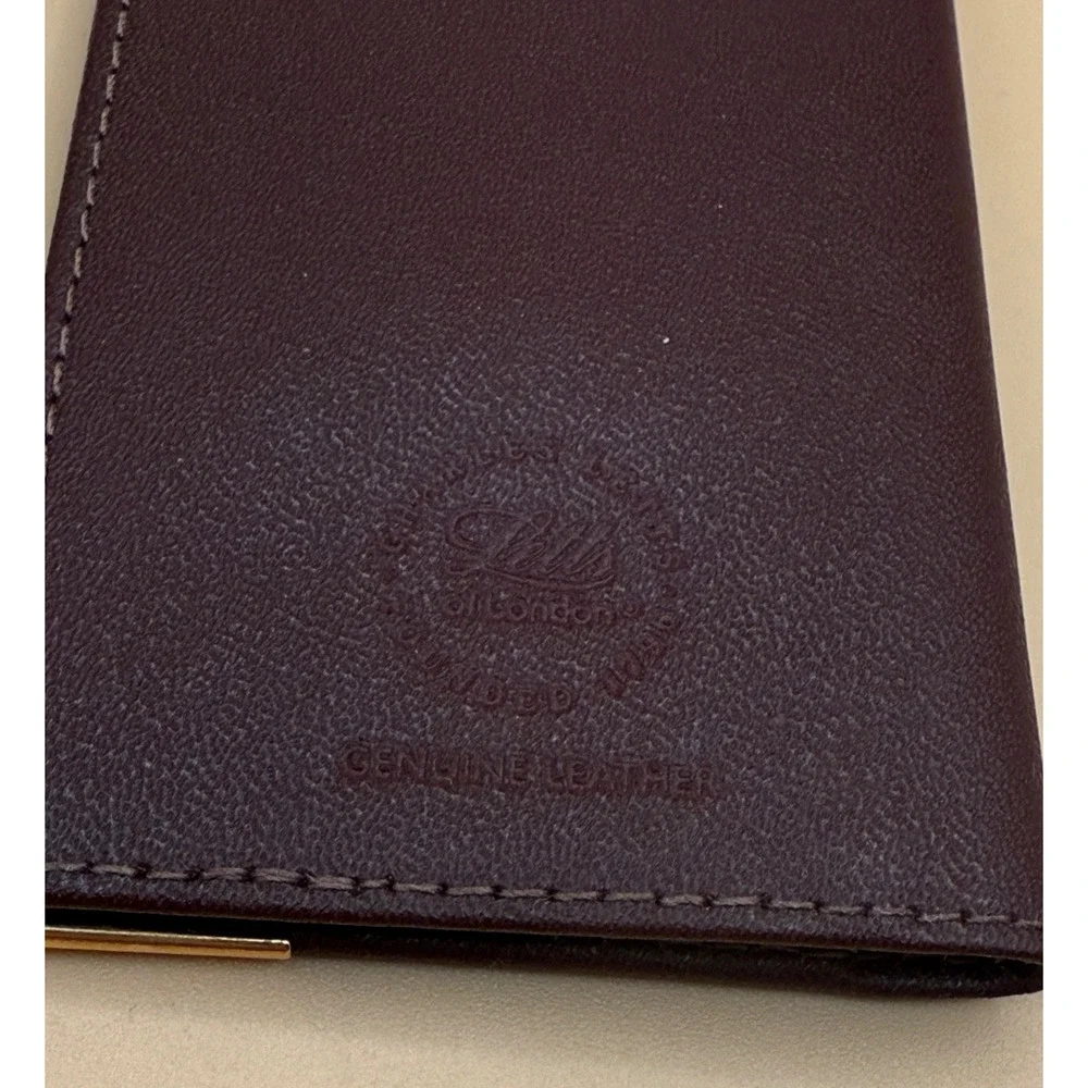 💼 Vintage Lett’s of London Brown Leather Pocket Wallet Card Case England